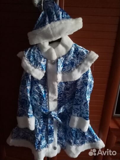 Костюм снегурки р-128