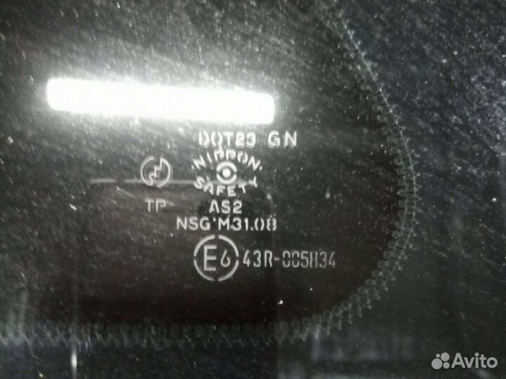 Стекло в крыло задняя левая Mazda 6 gg универсал