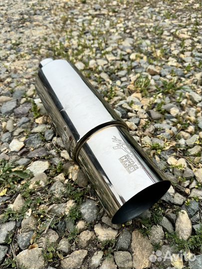 Глушитель прямоточный банка HKS