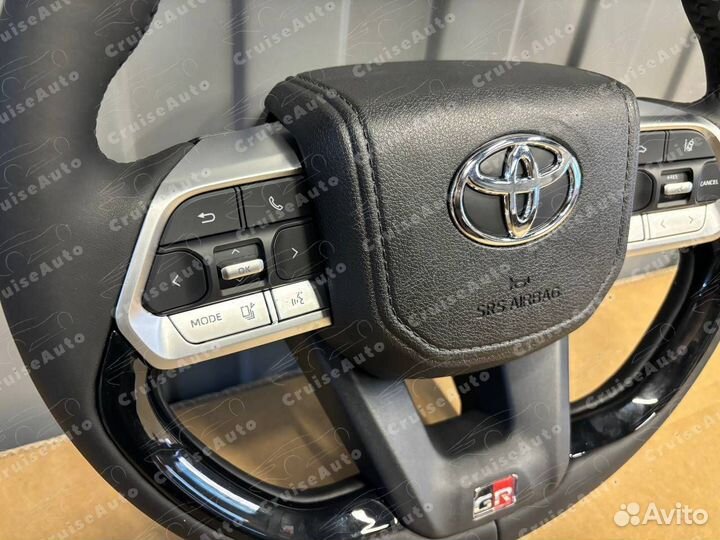 Руль toyota land cruiser 200 12-15 в стиле 16+