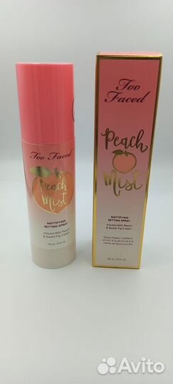 Too Faced Закрепляющий спрей peach mist