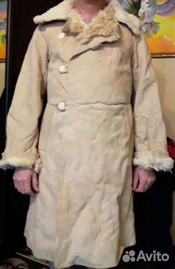 Полушубок армейский из натуральной овчины