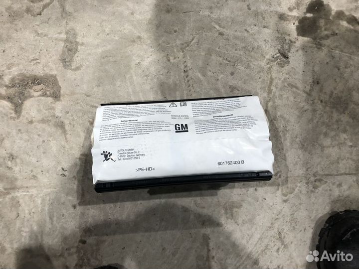 Подушка безопасности airbag пассажира opel zafira