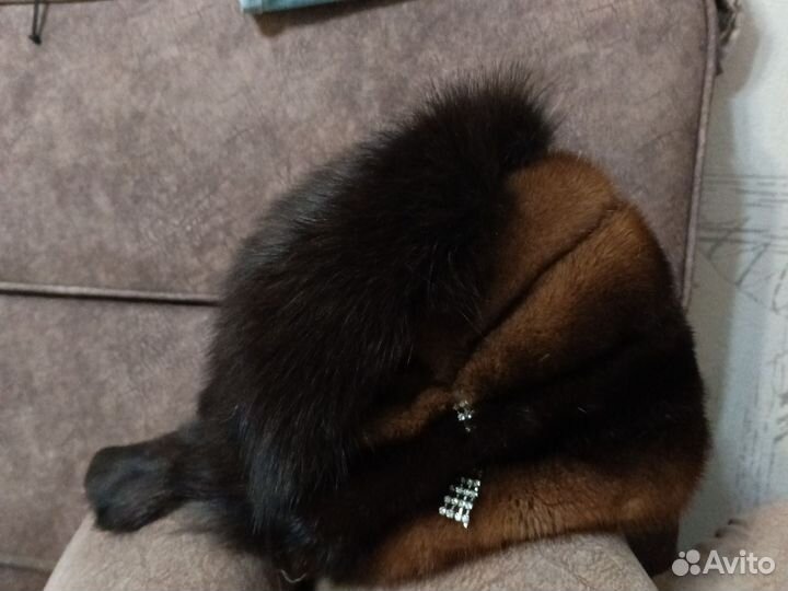 Шапка норковая женская