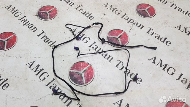 Проводка парктроника в бампер на Mercedes W211