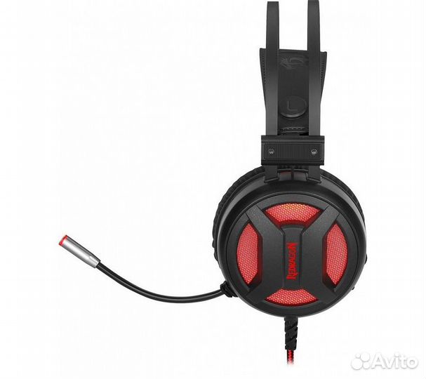 Игровая гарнитура Redragon Minos красный + черный