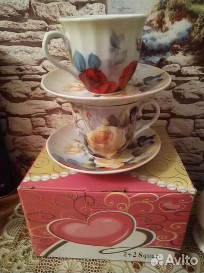 Новый чайный набор для двоих