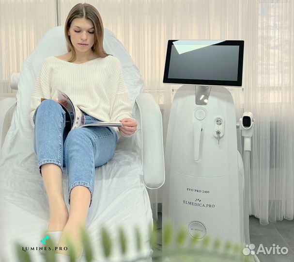 Диодный лазер для эпиляции люминес Evo Pro 2400в