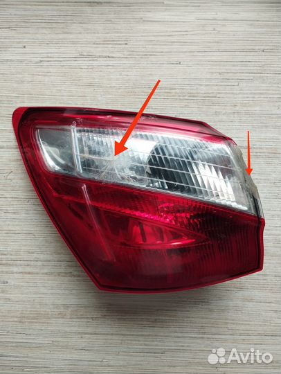 Задний фонарь nissan qashqai j10