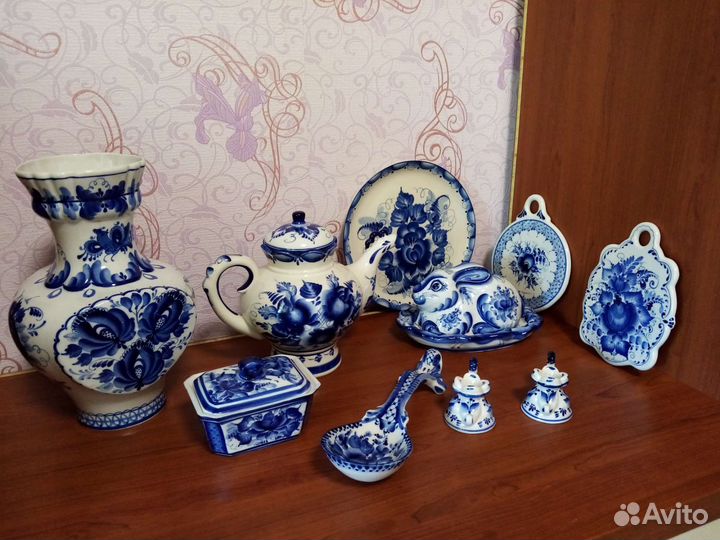 Посуда гжель