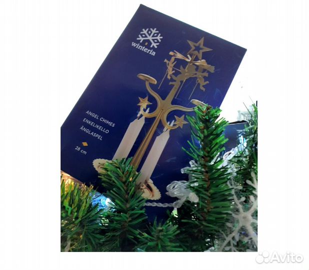 Ангел карусель Вифлеемская звезда 28 см