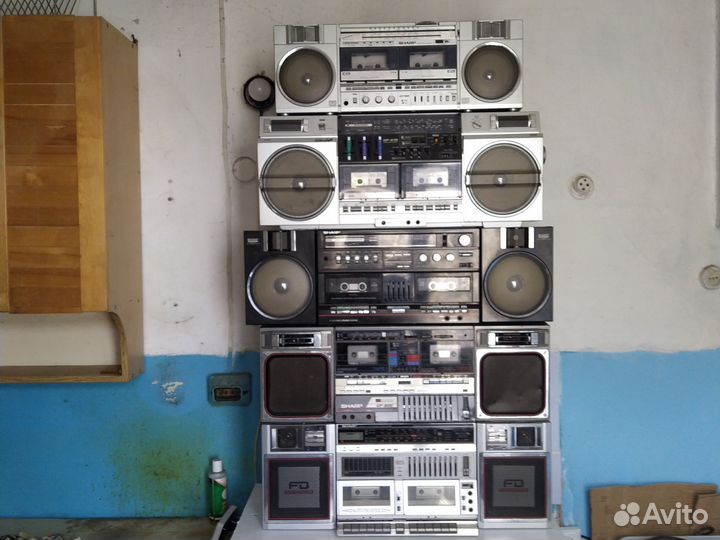 Магнитолы sharp WF-939, GF-800,700,500,575,281