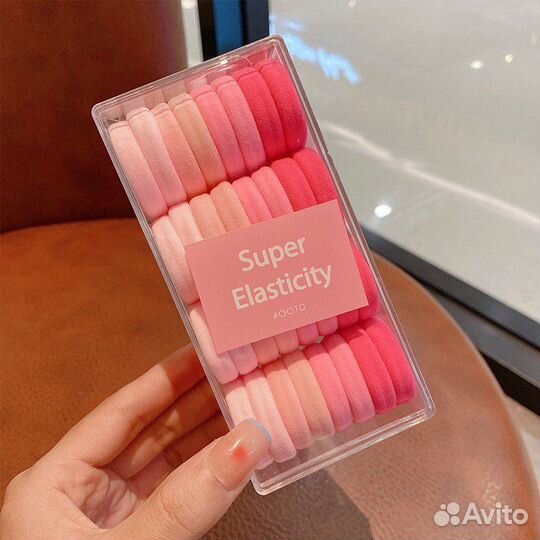 Набор резинок для волос 32 штуки диаметр 3,5 см