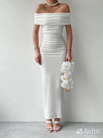 Вечернее платье длинное коктельное