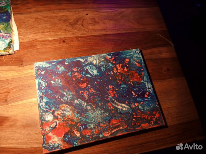 Интерьерная картина абстракция экспрессионизм