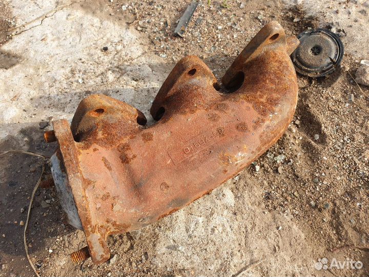 Выпускной коллектор левый v6 3.0 BBJ ASN a6 c5 c6