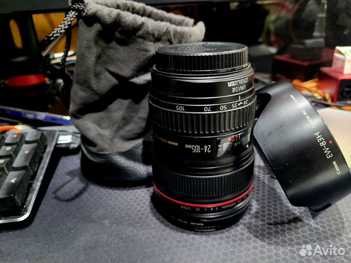 Объектив canon ef 24 105mm f4l is usm
