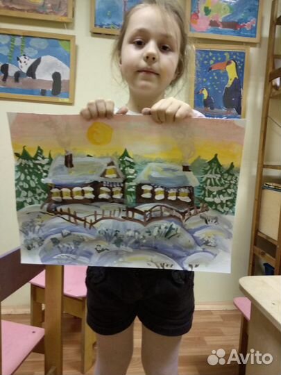 Детское рисование очно И онлайн