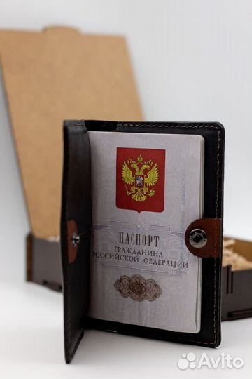 Обложка на паспорт кожа