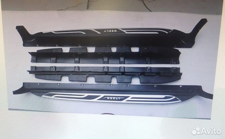 Пороги для Geely Atlas