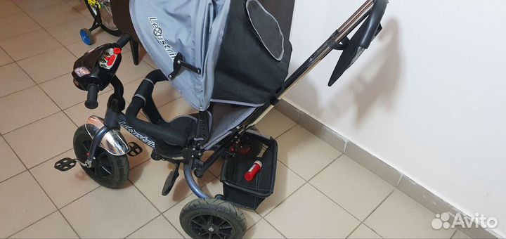 Детский велосипед с родительской ручкой