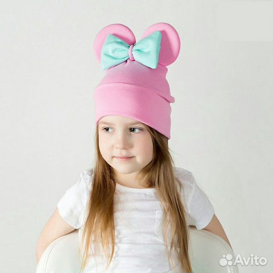 Шапочки с ушками новые