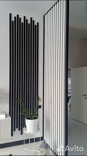 Реечные перегородки и декоративные рейки