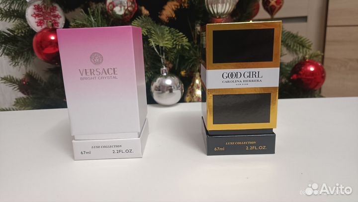 Духи женские Versace и Carolina Herrera