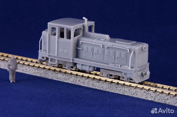 Ту4 модель тепловоза ужд 1:87/H0e