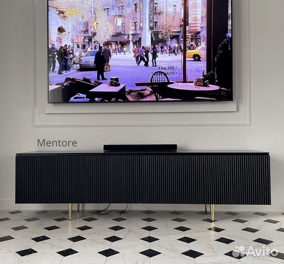 Тумба тв Filippo с ящиками и дверцами / 180х40х30