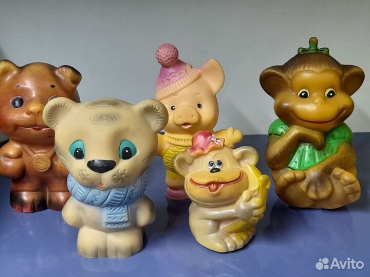 Резиновые игрушки из СССР