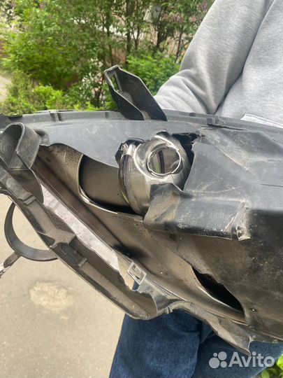 Правая фара Nissan Note e11 рестайлинг европейка