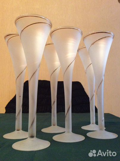 Хрусталь: фужеры, стаканы