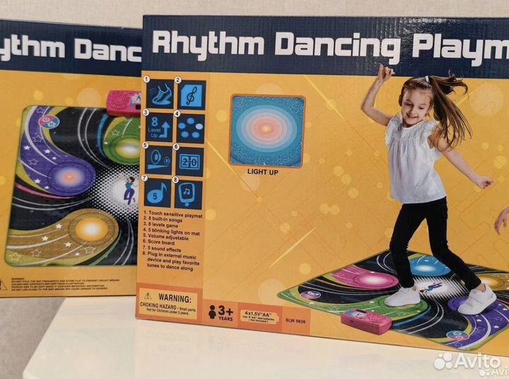 Музыкальный коврик веселые ритмы танцевальный