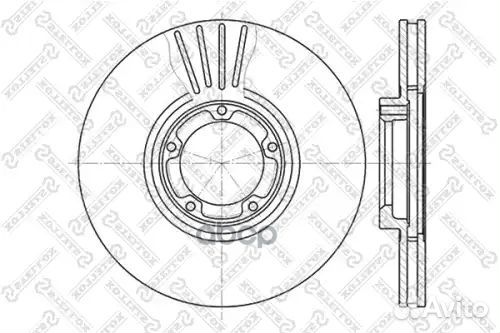 6020-2531V-SX диск торм. пер. Ford Transit 91-94