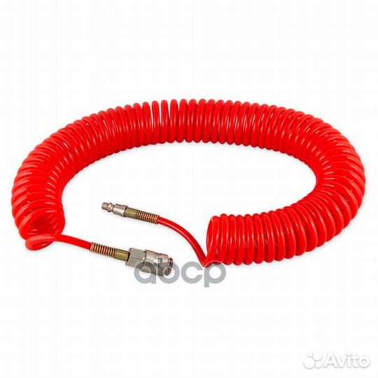 Шланг пневматический спиральный 10м, 1/4 (F)
