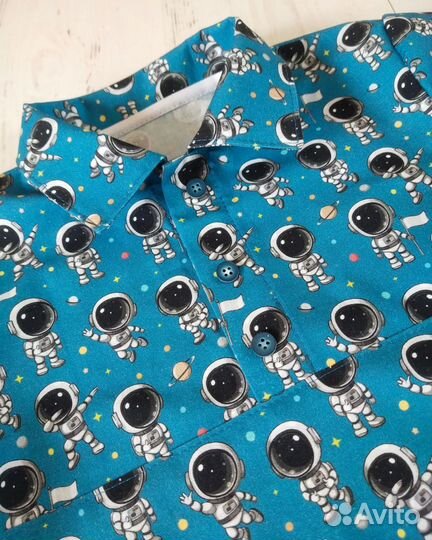 Рубашка для мальчика 110-116 новая