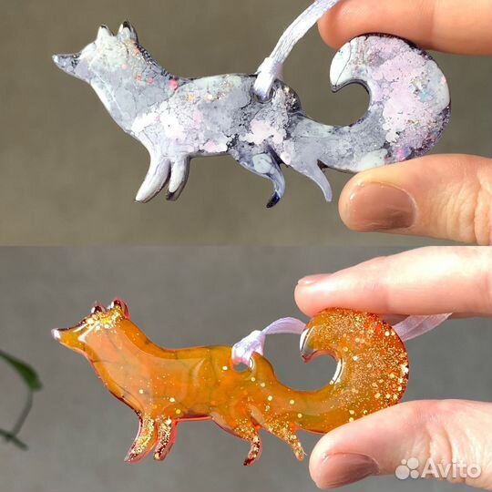 Елочные украшения ручной работы