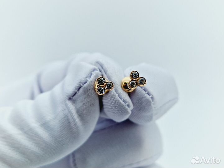 Золотые Серьги 585 пробы