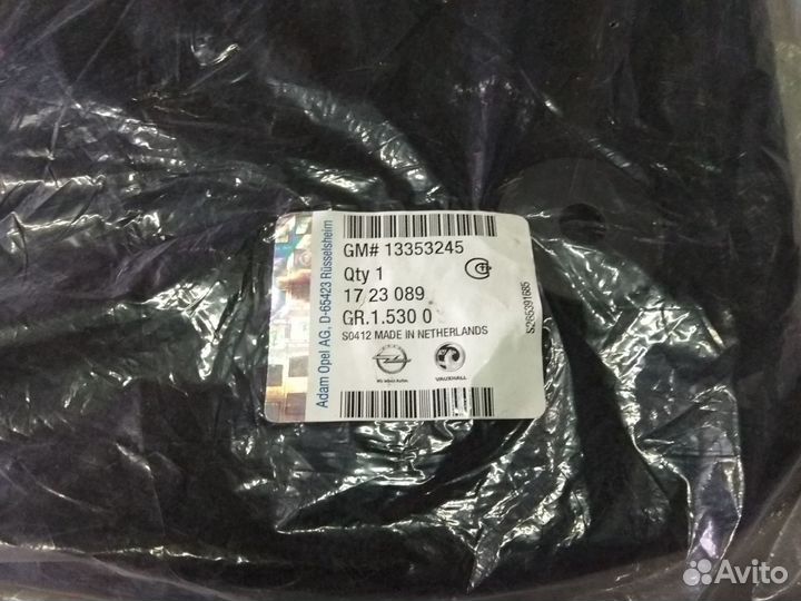 Комплект ковров салона Зафира С текстиль. Новый