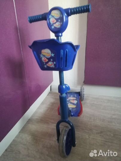 Самокат детский трехколесный