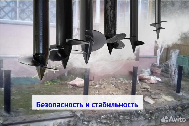 Сваи винтовые для фундамента
