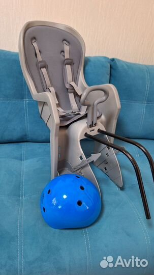 Детское кресло для велосипеда на багажник