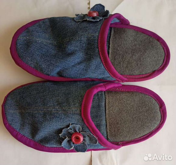 Тапочки домашние. Ручная работа
