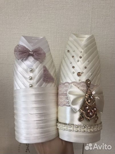 Рубашка на шампанское/ семейный очаг (свечи)