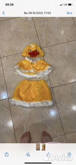 Новогодний костюм для девочки 98