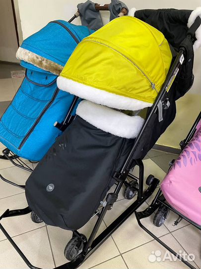 Детские санки коляска