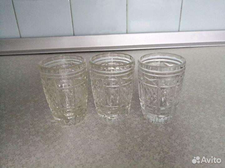 Хрустальные рюмки СССР