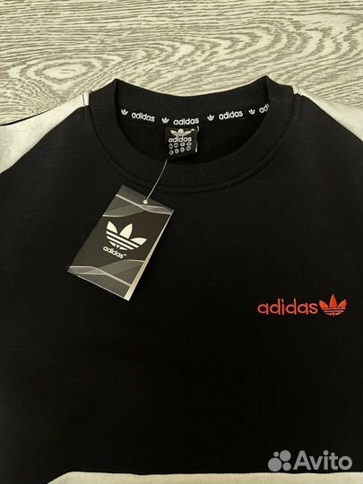 Утепленный спортивный костюм Adidas мужской