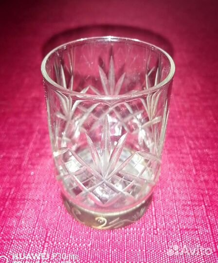 Рюмки на мельхиоровой подставке СССР